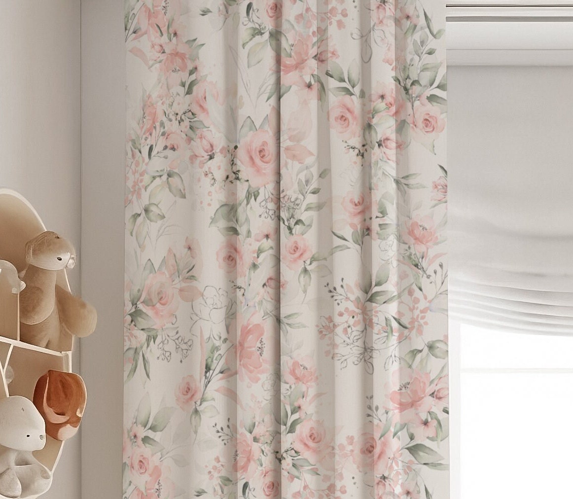 Gentle Pink Blackout Curtains