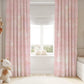 Pink Whimsical Dots Blackout Curtains