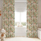 Vintage Green and Orange Blackout Curtains