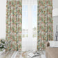 Vintage Green and Orange Blackout Curtains