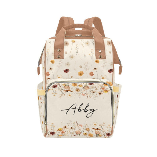 Wildflowers Personalized Diaper Bag