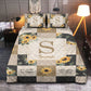 Hello Sunshine Patchwork Personalized Quilted Bedspread Set