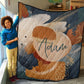 Abstract Personalized Quilted Bedspread Set