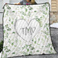 Greenery Personalized Quilted Bedspread Set