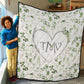 Greenery Personalized Quilted Bedspread Set