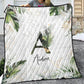 Tropical Personalized Quilted Bedspread Set