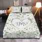 Greenery Personalized Quilted Bedspread Set