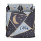 Moon and Stars Personalized Quilted Bedspread Set