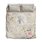 Roses Garden Personalized Quilted Bedspread Set