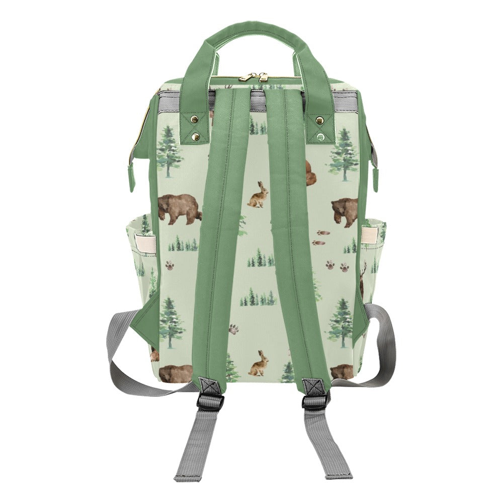 Forest Animals Personalized Diaper Bag