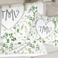 Greenery Monogrammed Pillow