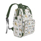 Safari Animals Personalized Diaper Bag