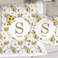 Hello Sunshine Sunflower Monogrammed Blanket for Girl