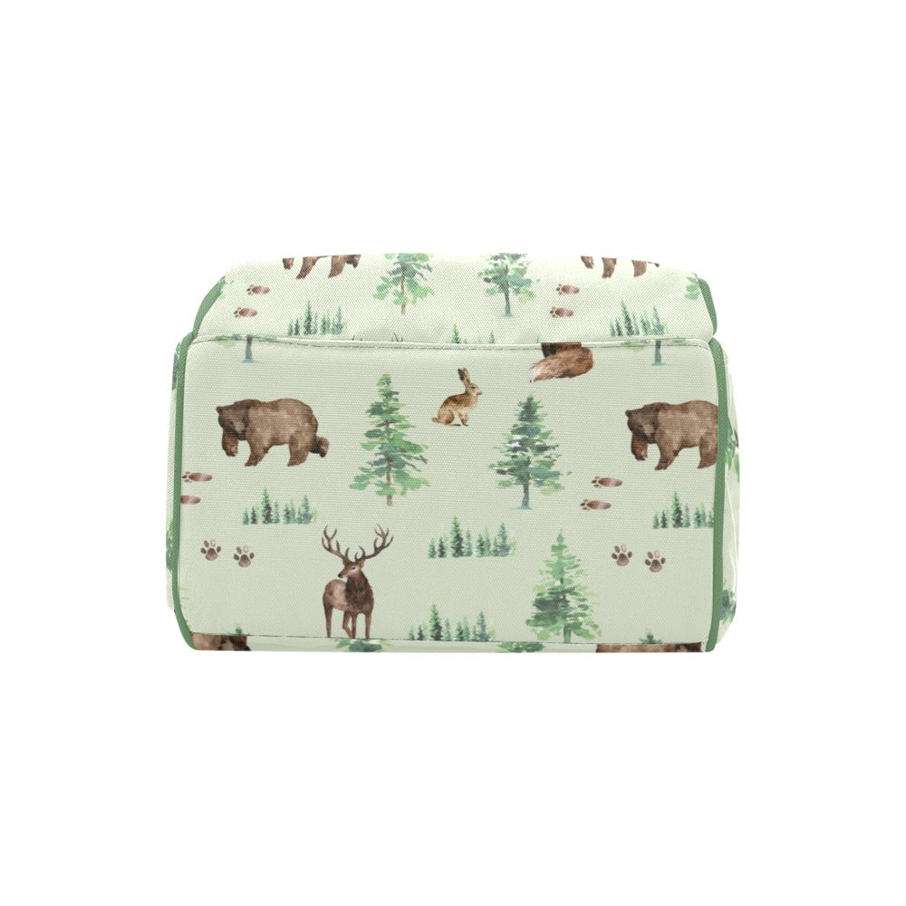 Forest Animals Personalized Diaper Bag