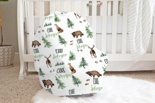 Forest Animals Car Seat Cover