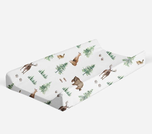 Forest Animals Changing Pad Cover for Boy