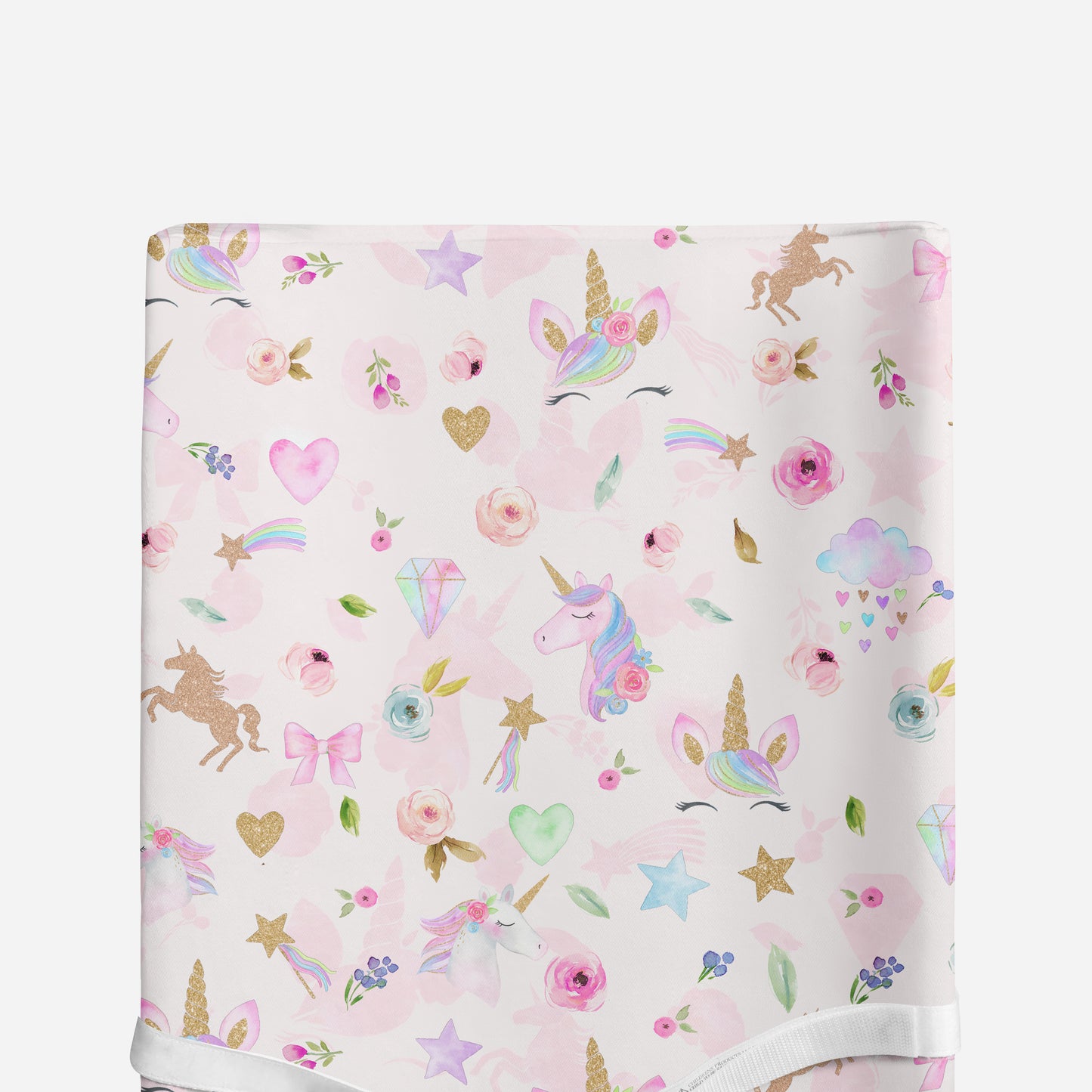 Magical Unicorns Changing Pad Cover for Girl