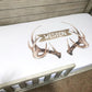 Boho Antlers Personalized Crib Sheet