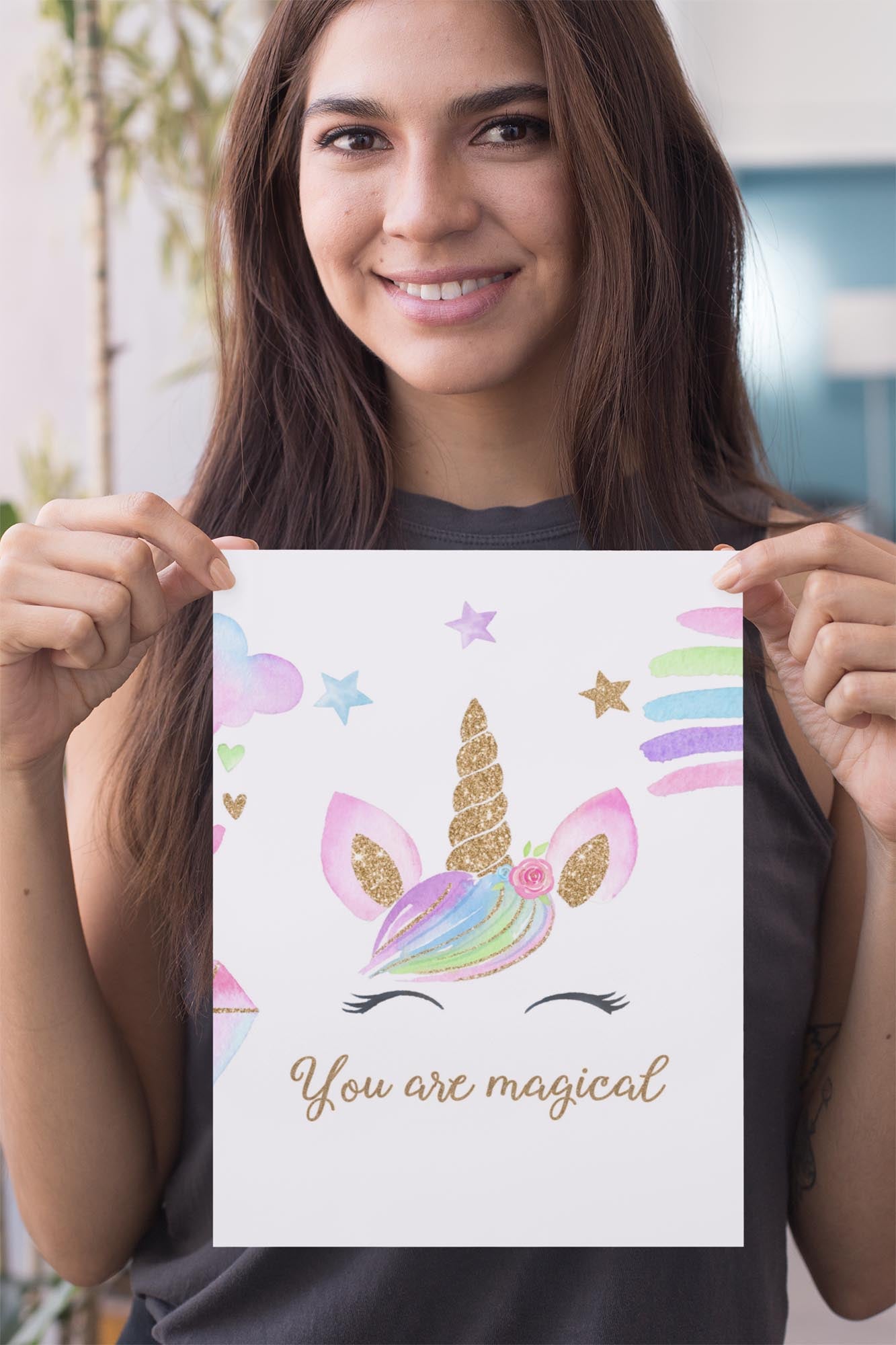 Magical Unicorns 3 Piece Wall Art