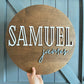 Custom Personalized Wooden Name Sign